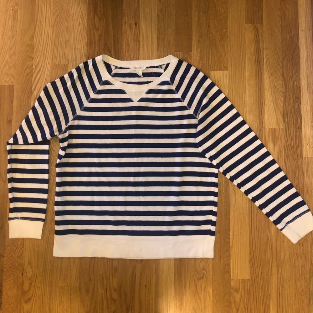Forever 21 Striped Sweatshirt